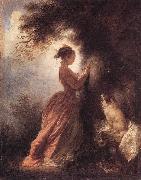 Jean Honore Fragonard The Souvenir oil painting